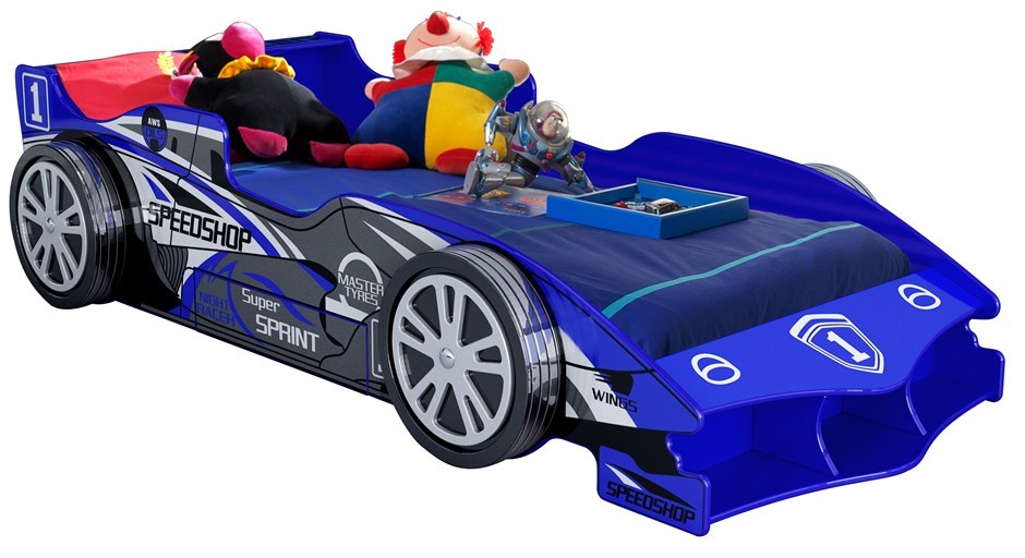 Luxury F1 Racing Car Bed with 1 Drawer -