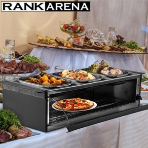 Rank Arena Buffet Server - 2 Tier Warmin