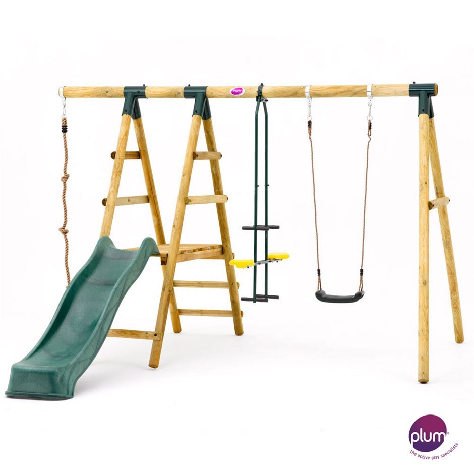 Plum meerkat best sale wooden swing set