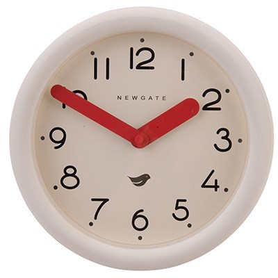 Newgate 23.5cm Pantry Wall Clock - White