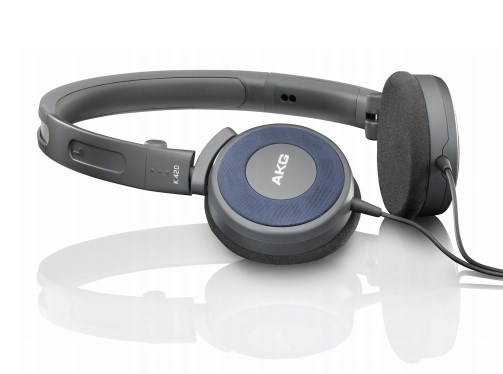 AKG K420 Foldable Mini Headphones (Denim