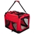 Portable Soft Dog Crate L - RED