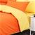 Dreamaker 250TC Reversible Quilt Cover Set DB Orange/Aussie Gold