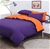 Dreamaker 250TC Reversible Quilt Cover Set SKB Purple/Orange