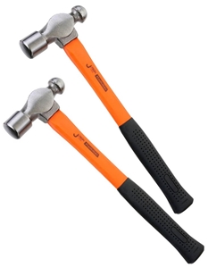 2 x JETECH 16oz Ball Pein Hammers With F