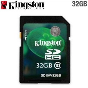 32GB Kingston SDHC Class 10 Flash Memory