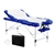 Aluminium Massage Table 3 Fold White Blue