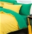 Dreamaker 250TC Reversible Quilt Cover Set Double Bed Green & Gold