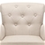Artiss Linen Fabric Wingback Armchair - Taupe
