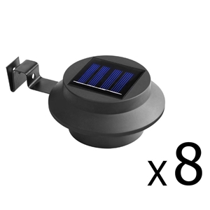 Set of 8 Solar Powered Sensor Lights - B