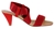 Nat-Sui Red Elastic Heel