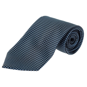 Seth Man Blue and Black Weave Tie