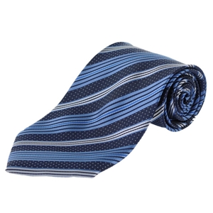 Seth Man Blue White Navy and Dots Tie