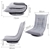 Artiss Swivel Foldable Floor Chair - Grey