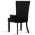 Artiss French Provincial Dining Chair - Black