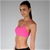 Running Bare Women's Push up Crop Top with Removable Cups
