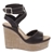 The Fable Collective Glazed Ankle Strap Wedge