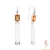NEW Lulu Flamingo Sterling Silver and Citrine Saatchi Earrings
