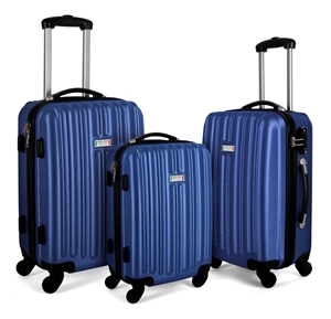 Milano ABS Luxury Shockproof Luggage 3pc
