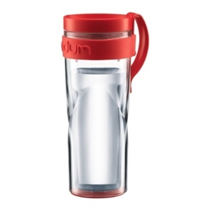 Bodum H2O Travel Mug with Clip - Red 0.4