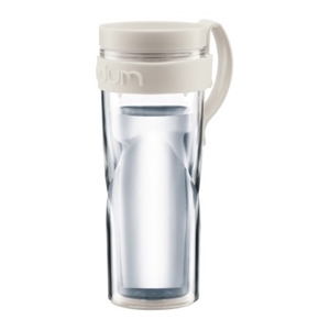 Bodum H2O Travel Mug with Clip - White 0