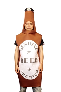 Beer Bottle One Size Fits all Adults Cos