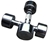 Chrome Dumbbell 3kg Each (6Kg Pair) Gym Weight Lifting