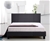 Double Linen Fabric Bed Frame - Grey