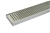800mm Bathroom Shower S/S Grate Drain w/Centre outlet Floor Waste Square