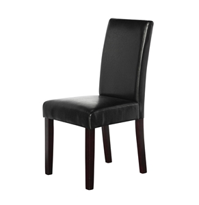 2 x PU Leather Palermo Dining Chairs Hig