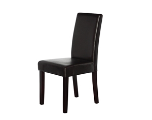 2 x PU Leather Palermo Dining Chairs Hig