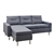 Artiss 4 Seater Linen Fabric Couch - Grey