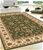 Classic Design Rug - Green with Ivory Border - 150x80cm