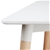 Artiss Rectangular Beech Timber Dining Table - White