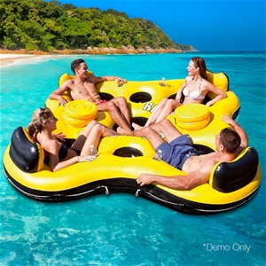 Bestway 4 Person Inflatable Floating Isl