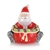 Stoneage Xmas Jolly Candy Bowl Santa 130mm