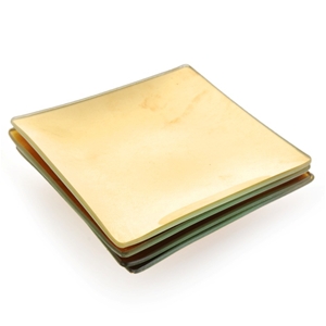 Stoneage Gold Shimmer Square Plate Coupe