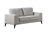Solid wooden frame Sofa 3 Seater Light Grey