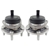 Pair Front Wheel Bearing Hubs Holden Commodore VE