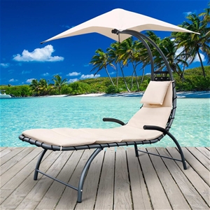 Gardeon Outdoor Lounge Chair with Shade 