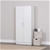Multi-purpose Double Door Broom Cupboard - White
