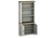 Shannah 3 Shelf 2 Door Bookcase - Light Grey & Cottage Oak