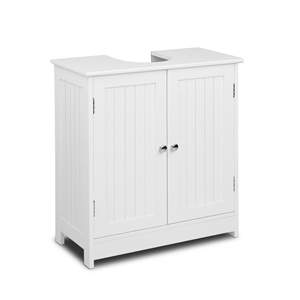 Pedestal Sink Storage Cabinet White
