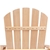 Gardeon 5 Piece Wooden Adirondack Table and Chair Set - Natural Wood