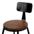 Artiss Set of 2 Elm Wood Dining Chairs - Dark Brown