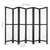 Artiss 6 Panel Wooden Room Divider - Black