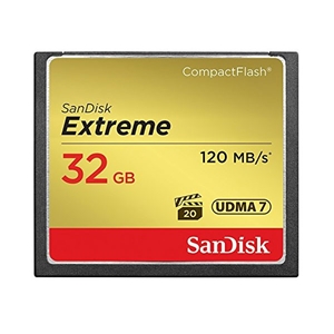SanDisk 32GB Extreme CompactFlash Card w