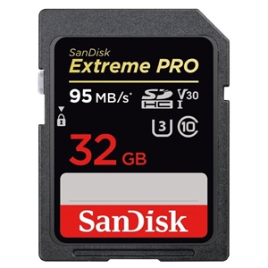 SanDisk 32GB Extreme PRO UHS-I SDHC Memo