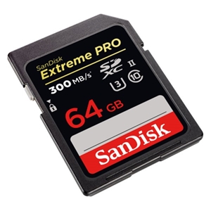 SanDisk 64GB Extreme Pro 300/260RW UHS-I