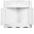 Artiss Adjustable Kitchen Pantry Cupboard Cabinet - White